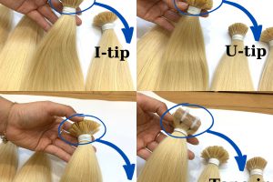 The difference between Bulk hair and Weft hair